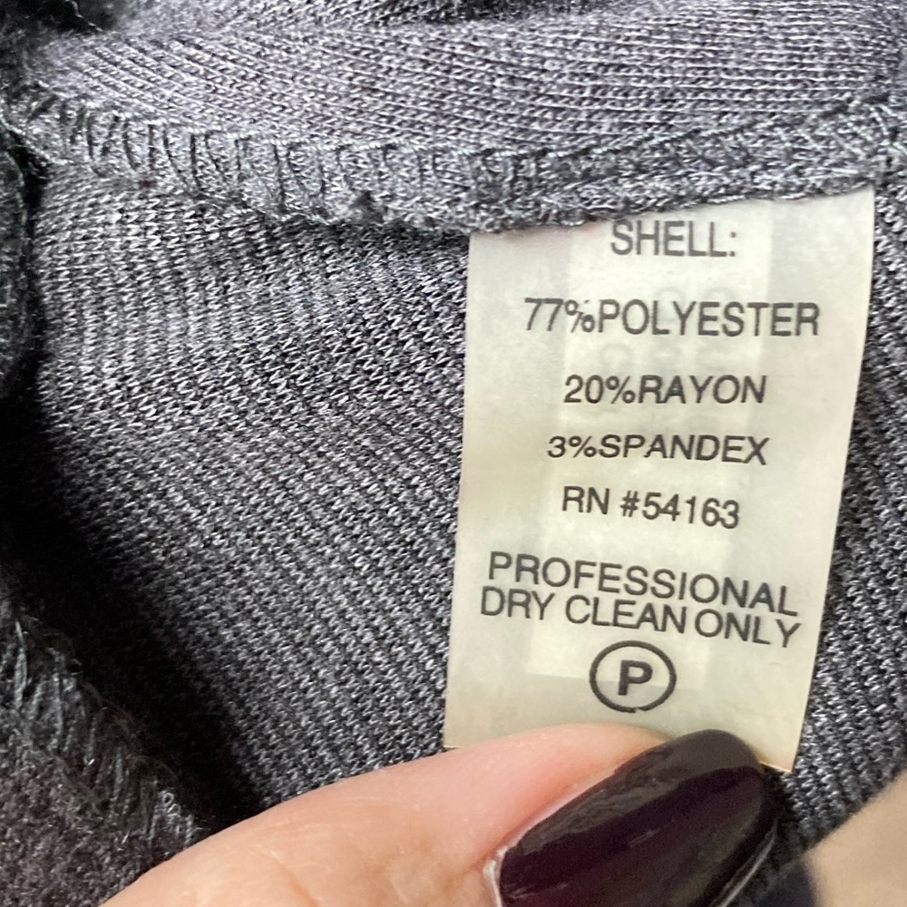 Calvin Klein Charcoal Scoop Neck Dress - Picture 8 of 11